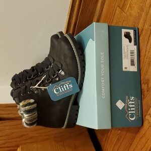 NWT Cliffs by White Mountain- Portsmouth Black Boots- Size 8